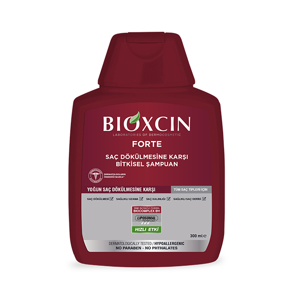 فوائد شامبو Bioxcin الطبي لتساقط الشعر، شامبو Bioxcin Forte ضد تساقط الشعر